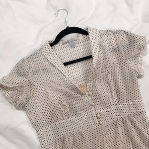 Sz S Old Navy Polka dot dress